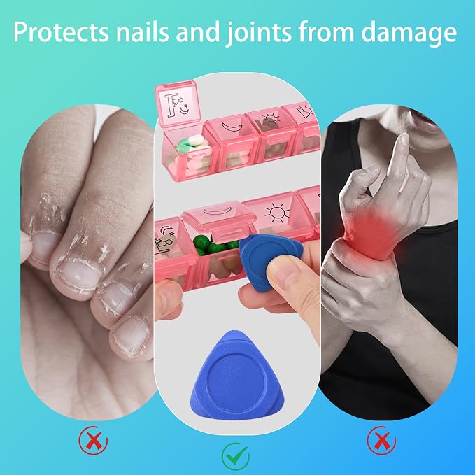 Monthly Pill Organizer, Medicine Organizer Box with Portable Hard Shell and Pill Cutter, 31 Day Pill Holder with Weekly Pill Bag (Green, 4 Times a Day)