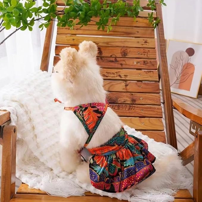 Generic Dog Bikini Swimsuit Puppy Beach Dress Summer Dog Clothes Female Girl Adjustable Pet Skirt Outfit Lightweight Puppy Vest Shirts Cat Apparel Dog Bathing Suit for Small Medium Dog, Large