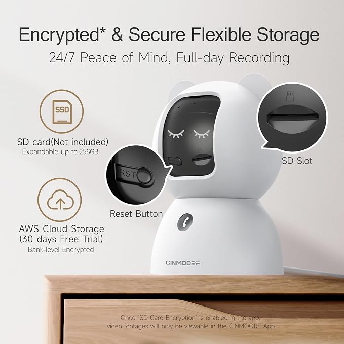 2.5K Pet Camera Indoor with Phone App, Dog/Cat Camera, 4MP Indoor Camera for Home Security, Baby Monitor with Free AI Person/Pet/Cry Detection, Pan Tilt 2.4GHz WiFi, Full Duplex 2-Way Audio