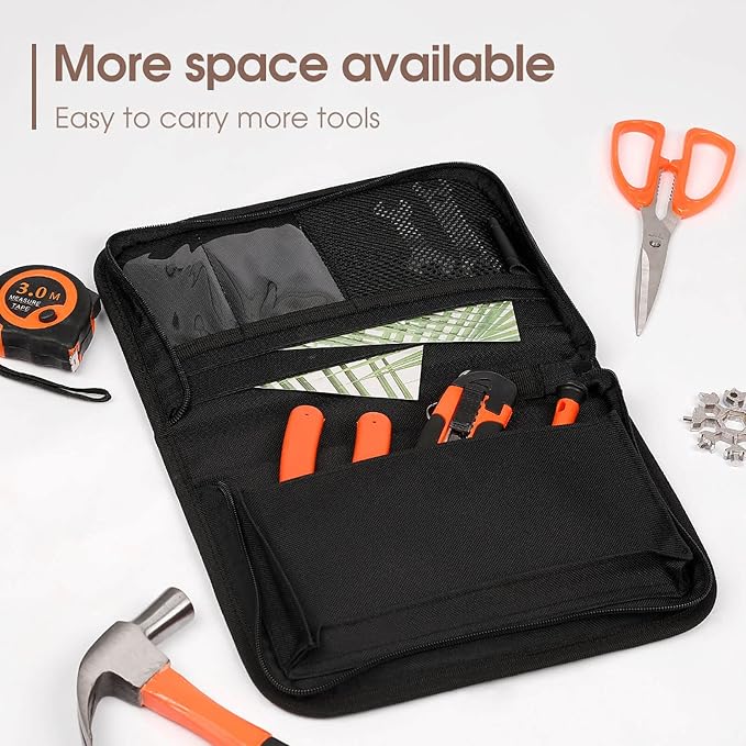 Golden Retriever Dogs Puppies Pets Tool Bag Utility Bag Zipper Pouch Portable Small Tool Bags Handheld Screwdriver Pouch Tool Kits Organizer for Travel Home & Workshop Daily Use