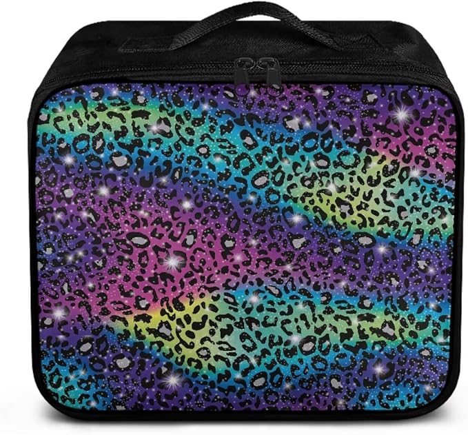 Rnyleeg First Aid Kit for Home Portable Medicine Organizer Bag First Aid Bag Empty Travel Medical Supplies Bag Color Leopard Print