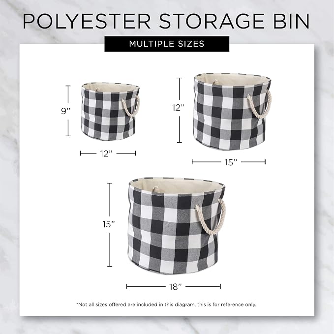 Bone Dry Pet Storage Collection Striped Paw Patch Bin, Dark Navy, Small Round