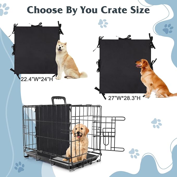 Leekalos Soft Dog Crate Divider Panel (Divider Only, Without Crate) | Warm Thick Dog Kennel Divider with Ties, Dog Crates Accessories for Puppy Crate Training