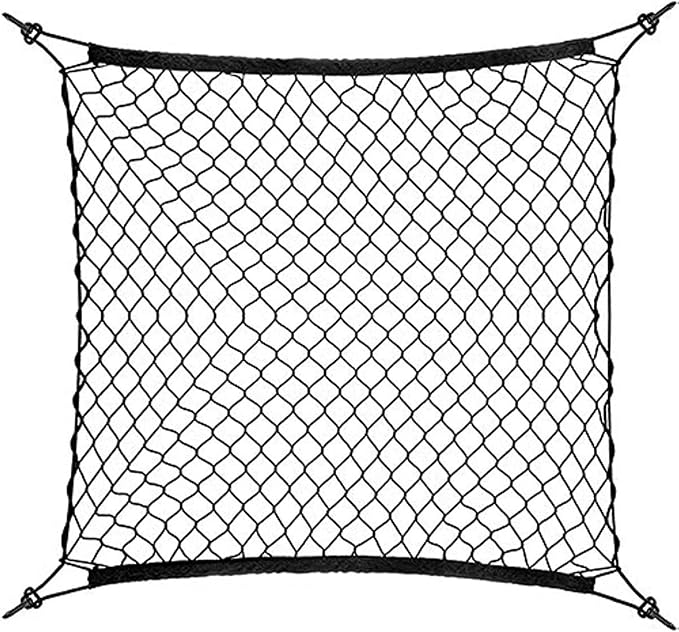 Car Nets 4 HooK Car Trunk Cargo Mesh Net Luggage For Volvo For S40 S60 S70 S80 S90 V40 V50 V60 V90 XC60 XC70 XC90 Cargo Net