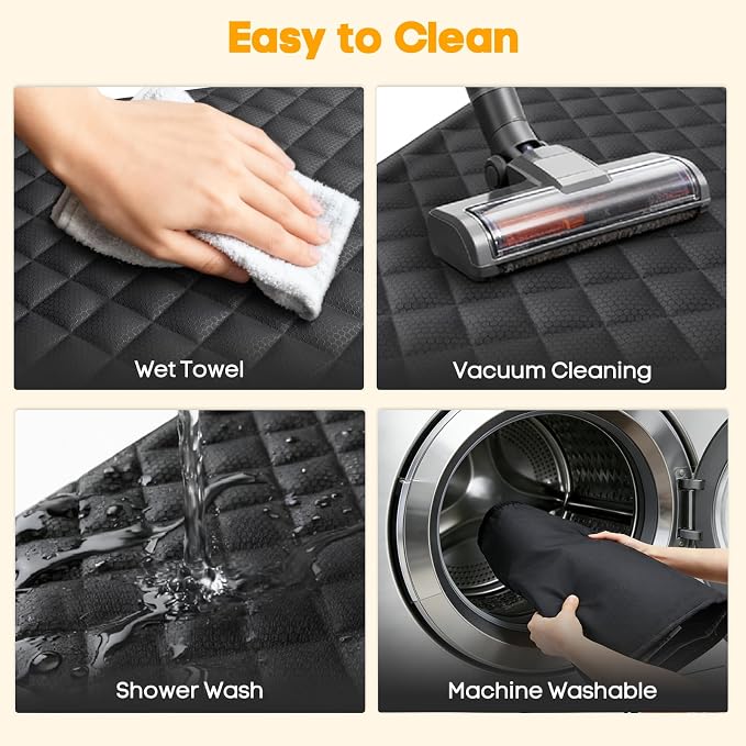 Large Dog Car Seat, Back Seat Extender for Dogs with Hard Bottom | Waterproof Medium Carseat for Dogs with 3 Mesh Windows, Pet Seat Cover for Cars, Trucks and SUVs