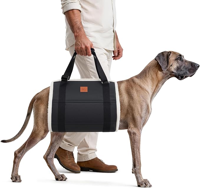 Adjustable Heavy Duty Dog Lift Harness for Giant Dogs Hind Leg Support | Sturdy Support, Helps Seniors, Injured, Disabled and After ACL Surgery Dogs, Saves Your Back, Soft Padding, Daily Walk/Stairs