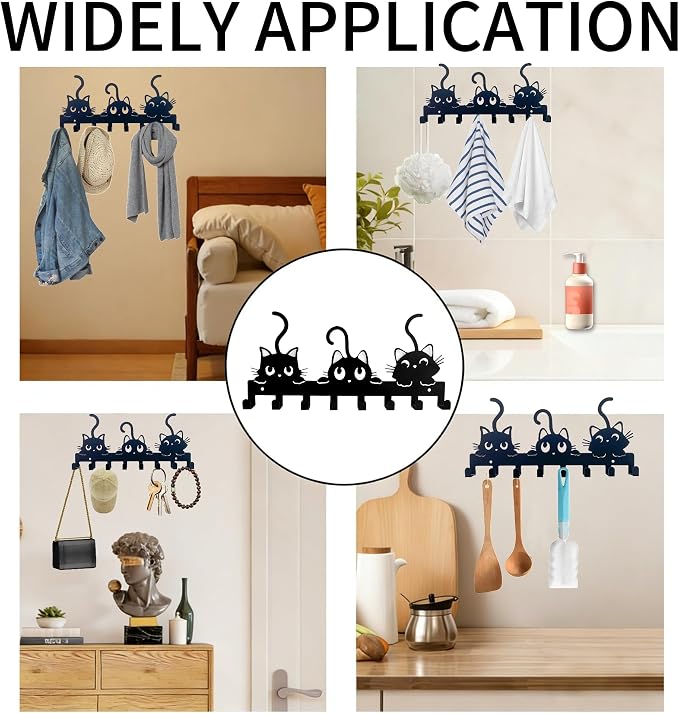 Personalized Dog-Themed Wall-Mounted Metal Key Holder, Suitable for Home Entryways, Living Rooms, Bedrooms, Kitchens, Bathrooms, Gardens and More