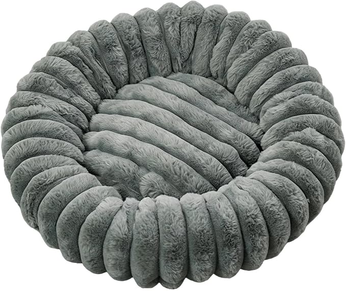 Cat and Dog Sleeping Mat, Round Pet Relaxation Bed | Washable Puppy Kitten Donut Bed | Non-Slip Round Comfortable Thick Dog Bed Cat Sofa For Small Dogs, Cat