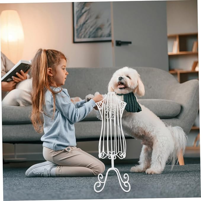 Abaodam Pet Hangers for Dog Clothes Drying Rack Display Stand for Pet Garments Versatile Clothes Hanger for Small Pets for Apparel Showcase