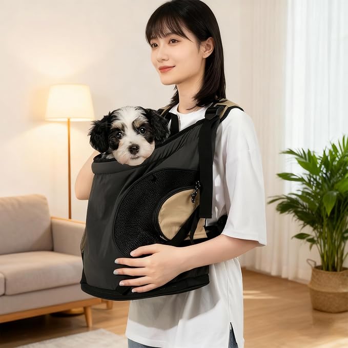 Travel Pet Carriers Bag with Adjustable Strap Breathable Chest Bag for Daily Walking Cats Small Dog Front Carrying Bags