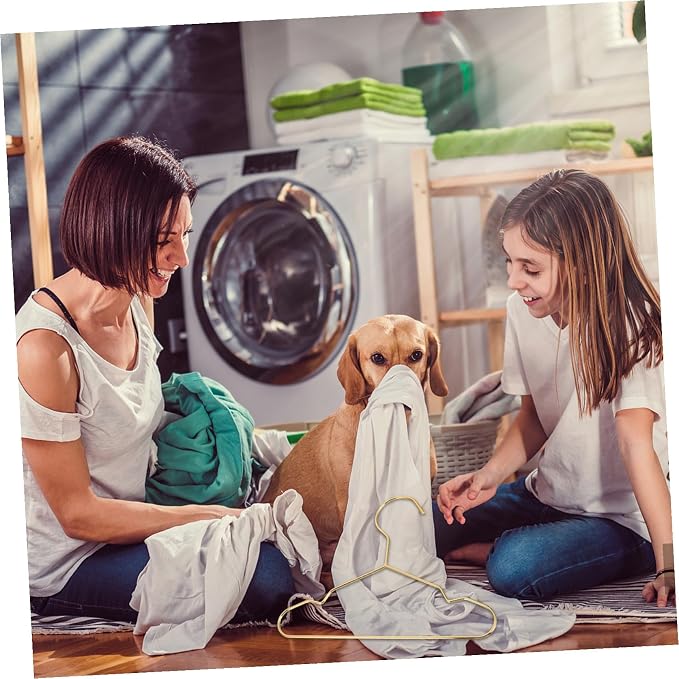 HANABASS 3pcs Pet Clothes Hangers Sturdy Dog Apparel Organizers for Easy Drying and Storage Lightweight and Compact Design for Clothing