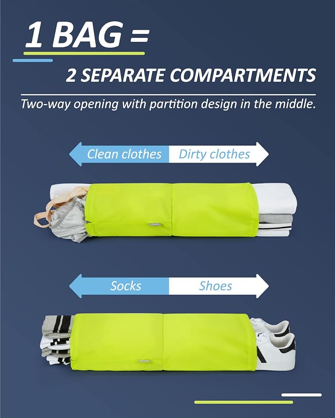 BAGSMART Compression Packing Cubes for Travel Essentials | 14 Set /6 Set /4 Set/2 Set, Lightweight, Durable