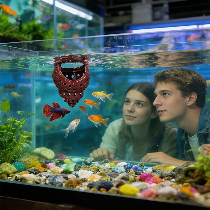 Floating Betta Bed, Fish Tank Decoration, Shrimp Cave Resting Spot with Soft Design, Aquarium Habitat Accessory, Relaxation Resting Stand, Betta Furniture for Home Office Bedroom