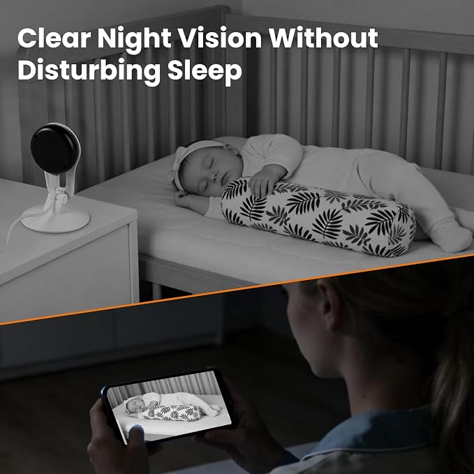 2 Pack Smart Indoor Home Camera, 2K WiFi Cameras for Pet & Family Monitoring, Motion & Sound Alerts, Night Vision, 2-Way Audio, Alexa Compatible