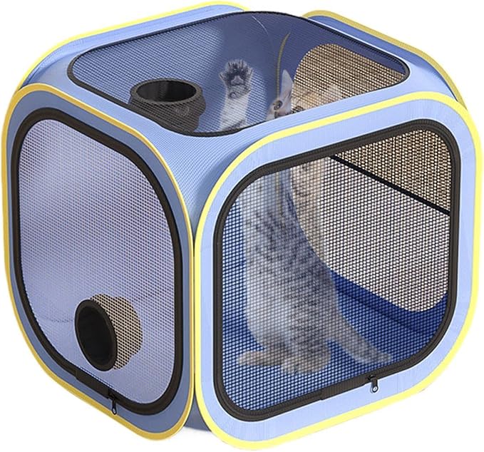 Pet Drying Box – Foldable Dog Grooming Tent, Quick Drying Hair Bag, Anti Hair Fly Cat Box | Easy Setup Lightweight Design for Home Bathing Grooming Use