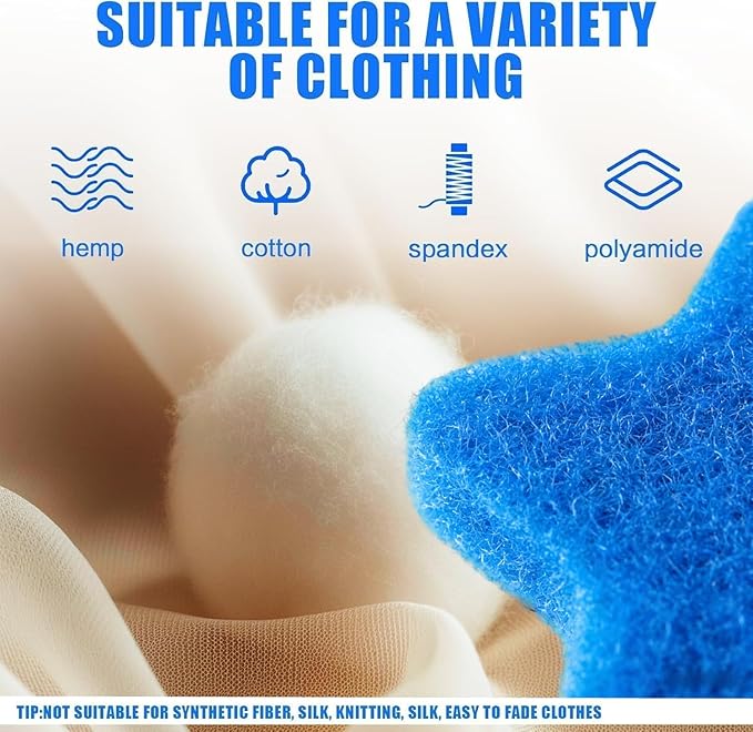 6 PCS Pet Hair Remover for Laundry – Effectively Removes Fur, Lint & Dander – Reusable, Eco-Friendly Laundry Pet Hair Catcher – Gentle on Clothes, Protects Machine, Easy to Use & Clean (Blue)
