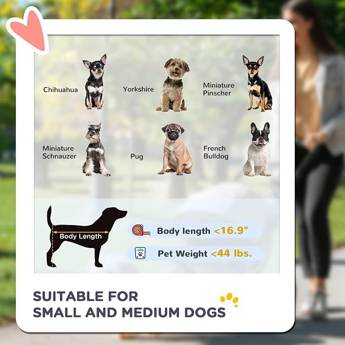 PawHut 3 Wheels Pet Stroller Foldable Jogger for Medium Dogs Dark Green | Adjustable Canopy, Safety Tether, Cushion, Storage Basket, Portable for Meidum Dogs and Cats