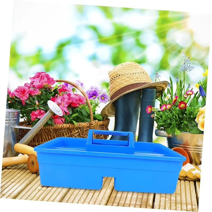 NUOBESTY Multifunctional Tool Box Portable Plastic Organizer Case Divided Sections Handle Storage Tote for Veterinary Use