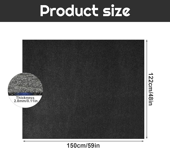 Dog Playpen Mat, Dog Crate Pad Liner for Kennel Training Under Pet Cage Mat Absorbs Waterproof Non-Slip Reusable Puppy Pad to Protect Floors, 59 x 48 inches
