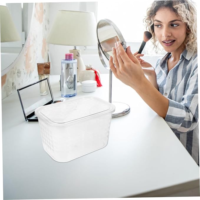 Transparent Book Organizer Storage Box for Clear Pet Book Case for Desk and Table Organization