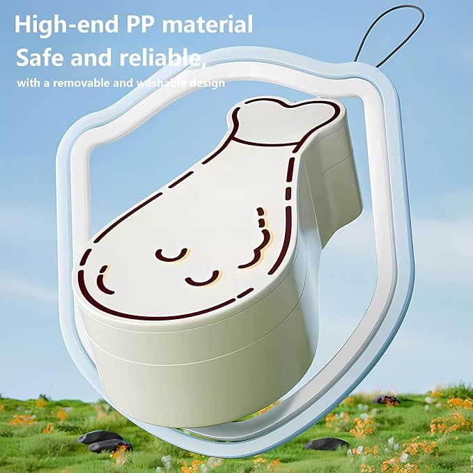 Portable Travel Dog Bowl Dog Water Bottle Walking Accessories for Small Dogs and Cats - Pet Water Bottle and Bowl Set. Dishwasher Compatible (Off White)