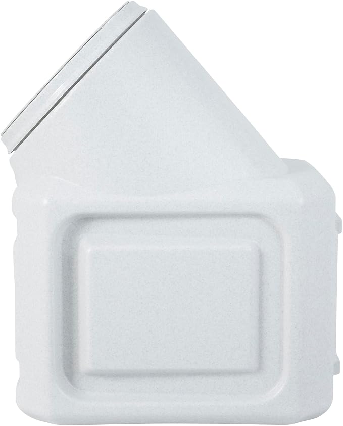 Vittles Vault Traditional Dog and Cat Food Container + Scoop, Gray, 60lbs | BPA Free Plastic, Sealed Airtight for Kibble, Bird Seed, Oatmeal and More; Includes Scoop, Made in USA