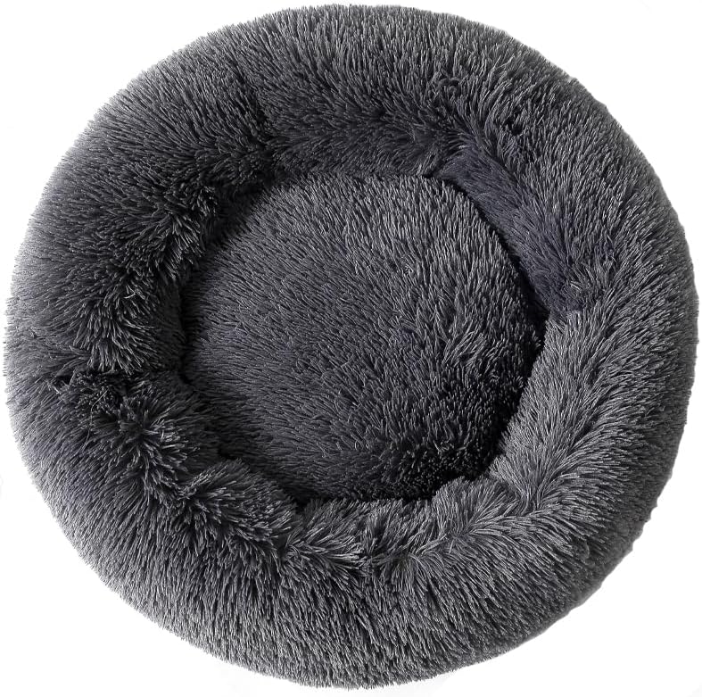 Dog Pillow Cat Beds Donut Dog Bed Rabbit Beds Small Dogs Bed Puppy Bed Fluffy Pet Bed Calming Beds Donut Bed Cat Pillow Up to 7 Lbs Small Pet