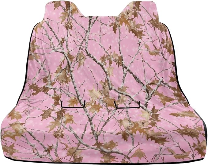 Renewold Car Rear Bench Towel Seat Covers for Dogs Cats Dog Car Back Seat Covers Universal Fit Most SUV Van Sedan Truck Blanket Pads for Running Gym Outdoor Camping Branch