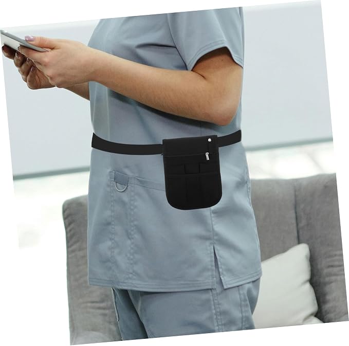 Beavorty Multi-Color Adjustable Nurse Fanny Pack Oxford Cloth Waist Bag Utility Organizer for Nurses Portable Care Kit for Tools and PET Grooming