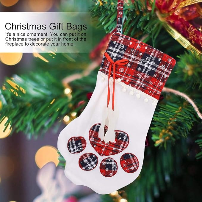 ZJchao Cute Bags with Dog Pet Design – Soft Cloth Hanging Doll Toy Storage for Holiday Decorations and Presents