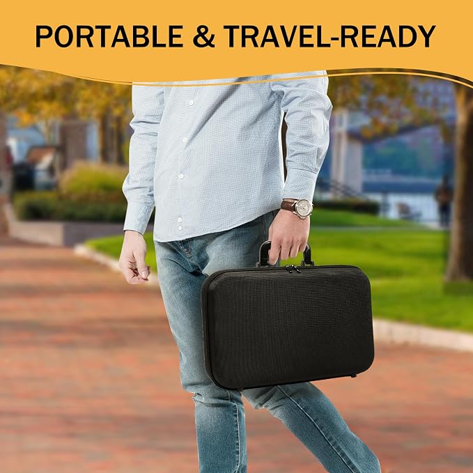 MoyRetty Barber Carrying Bag for Clippers and Supplies, Large Size Travel Case for Barber, Hair Clips Scissors Cutting Tools Organizer, Professional Salon Supplies DIY Storage Kit for Stylist