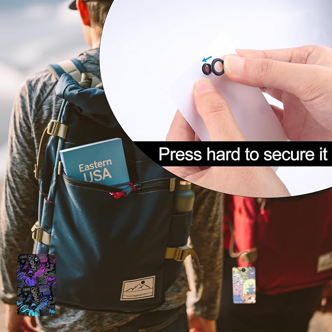 20pcs Sublimation Luggage tag Blanks（0.36MM） | Sublimation Luggage tag Blanks,PET Blank ID Card Holder,Double Sides Sublimation Keychain Blanks Product Bagge（0.36MM）
