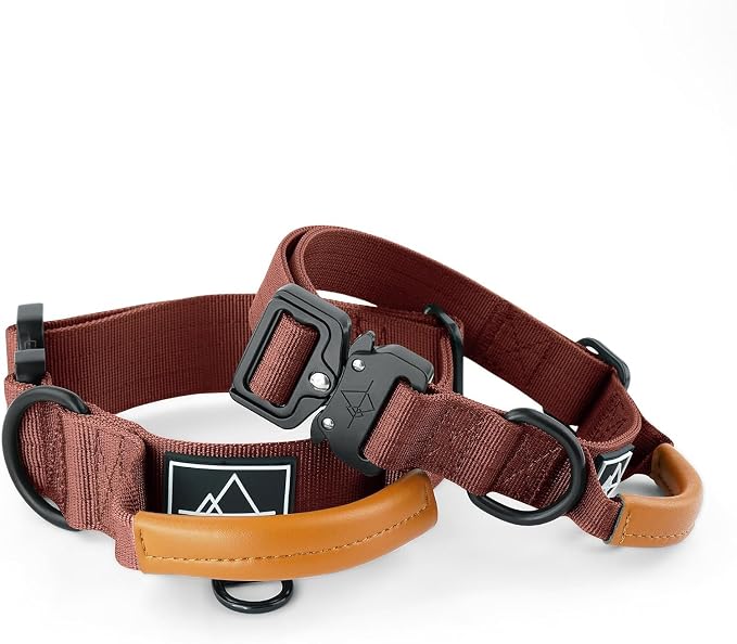 MADE TO ROAM Explorer Dog Collar | Heavy Duty Nylon & Durable Metal Buckle | Premium adjustable collar with rust-resistant hardware. Fits small to large dogs. 15 colors. Matching leash & harness