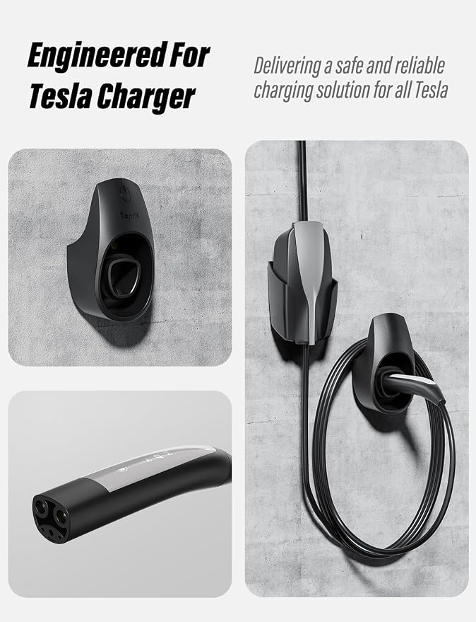 BMZX EV Charger Holder for Tesla Model 3/Y/S/X