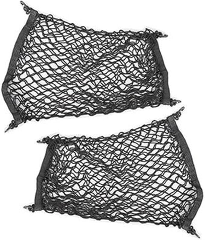 Car Nets For Subaru For Forester For Impreza For Ascent For Outback For Legacy XV WRX For BRZ Trunk Luggage Storage Elastic Mesh Crille Net Cargo Net (2pc 26x40CM)