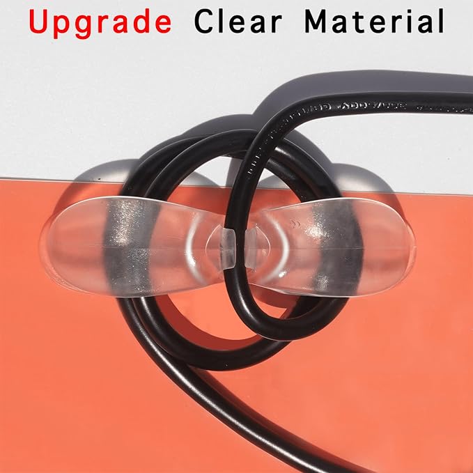 Cord Organizer Kitchen Appliances, Holder for Stand Mixer Clear | 6PCS Self Adhesive Stick On Silicone Cable Wrap Keeper Hook Clip, Electric Wire Hider Accessories, Compatible with KitchenAid