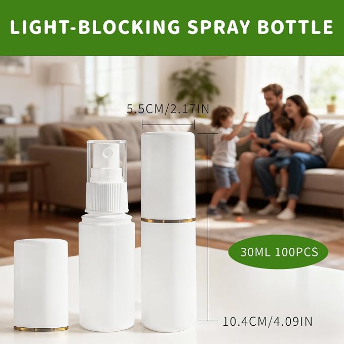 Bulk 105-Pack Travel Perfume Spray Bottles 1oz, Empty Refillable Fine Mist Atomizer TSA Approved Mini Fragrance Sprayer, Cruise Toiletry Party Favor, Small Business Wholesale Supplies, Clear
