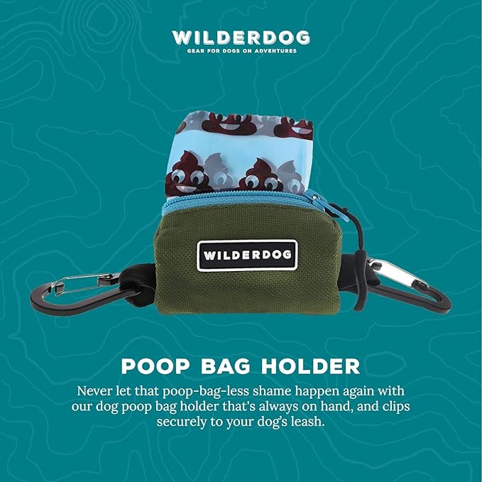 Wilderdog Dog Poop Bag Holder - Berry