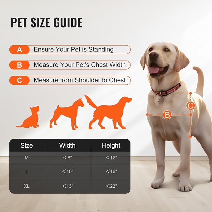VEVOR Dog Door for Sliding Glass Door X-Large Doggy Door for Sliding Doors | For Dogs, 75 7/8"-80 11/16" Adjustable Height, Aluminum Frame, Tempered Glass, Pet Doors with Hinge Structure, Flap and Lock