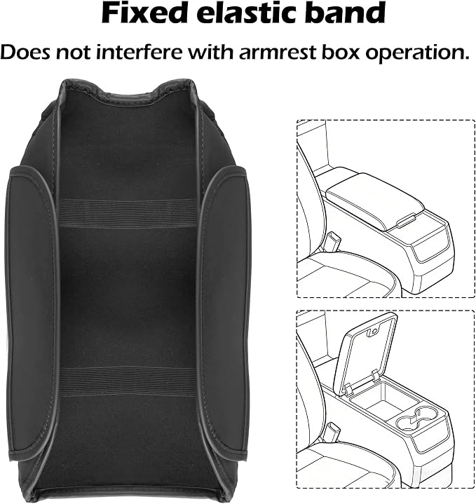 Center Console Cover for 2023-2025 2026 Honda Accord Accessories Armrest Cushion Cover Leather Middle Console Covers Accord Console Cushion Pad Anti-Scratch