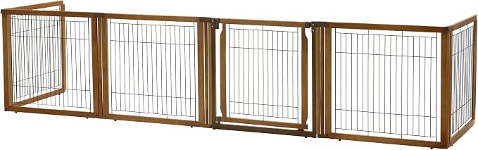 Richell 3-in-1 Convertible Elite Pet Gate, 6-Panel