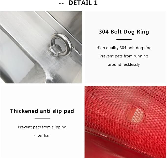 Professional Pet Grooming Bathtub Station with Faucet and Shower Sink,Stainless Steel Dog Bathing Tub for Home Use,Suitable for Large,Medium,and Small Pets.80cm/31.5in-Depth40cm