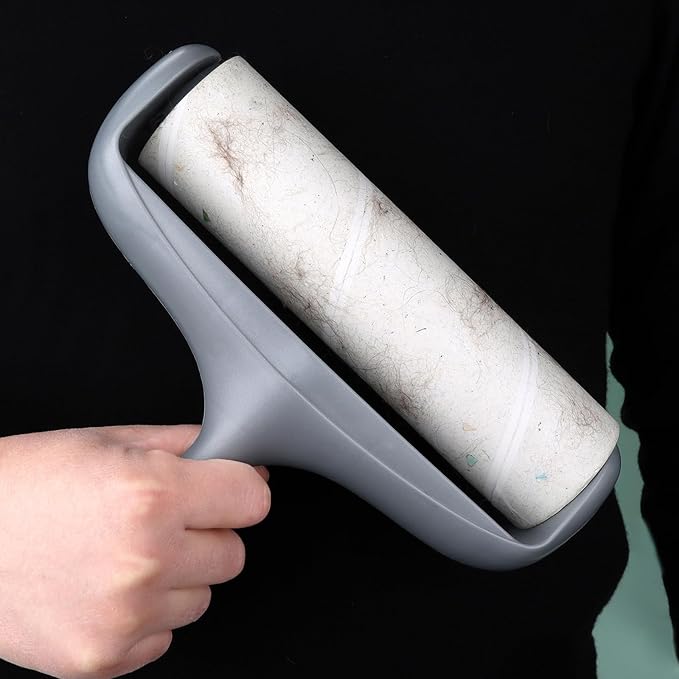 8 inch Extra Sticky Lint Roller Refill for Scotch-Brite Pet Hair Pickup Extra Sticky Large Lint Roller 6 Refills 60 Easy-Tear Adhesive Sheets per Refill 360 Sheets Total