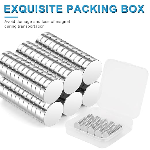 BEST CHOICE MAGNETS Small Magnets, 30 Pack Refrigerator Magnets 12x3mm | Rare Earth Magnets Neodymium Magnets for Crafts, Whiteboard, Kitchen Cabinet, 3D Printing