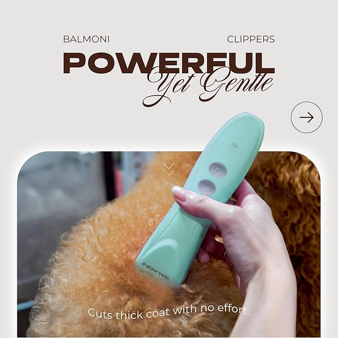 Cordless Pet Grooming Kit for Dogs & Cats, Quiet & Powerful Motor Paw & Face Trimmer, Lightweight Clipper, Dopamine Pink, Parent (Single-Dopamine Green)