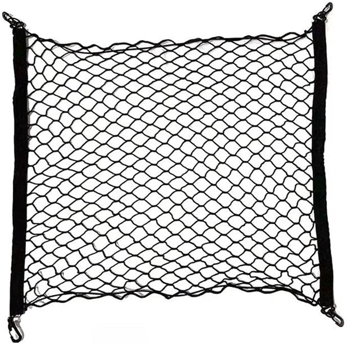 Car Nets Universal Car Trunk Storage Organizer Net Mesh Storage Bag Nylon Car Rear Cargo Net For A3 A4 A6 Q2 Q3 Q5 Q7 S3 S4 S5 S6 S7 Cargo Net (Flat net 70x70)