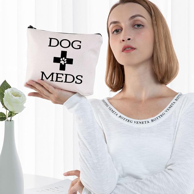 G2TUP Dog Medicine Bag - Vet Tech Gifts, Dog Essentials Storage for Travel, Camping, Car Emergency