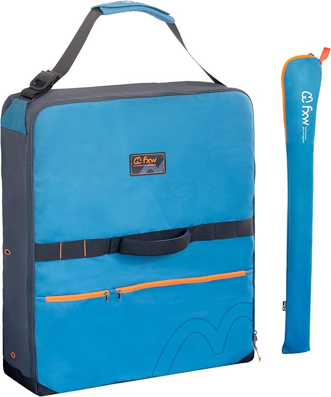 FXW Dog Playpen Storage Bag, Designed for RV Trips, Blue, 1 Pack | Fits FXW Pens Only(32" H 8 Panels & 9 Stakes), Comfortable Carry, Neat Storage, Wear-Resistant, Patented