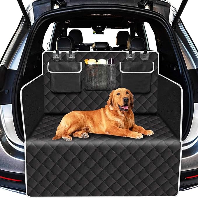 Cargo Liner for Dog for Caddy IV 2015 2016 2017 2018 2019 2020 | Durable waterproof; anti-slip scratch resistant; pet trunk cover; pet travel accessories; suv trunk protector