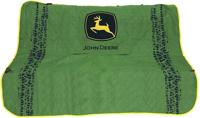 JOHN DEERE PET CAR SEAT COVER for DOGS & CATS. Licensed SEAT PROTECTOR for Construction, Tractors, John Deere Fans! Drive your PET in-style with the Pets First CARSEAT VEHICLE PROTECTOR